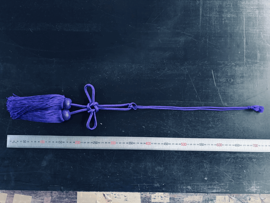 紫房（幕用房、吊り房、撚り房、幕房、揚巻房、幕用縛り房）の画像