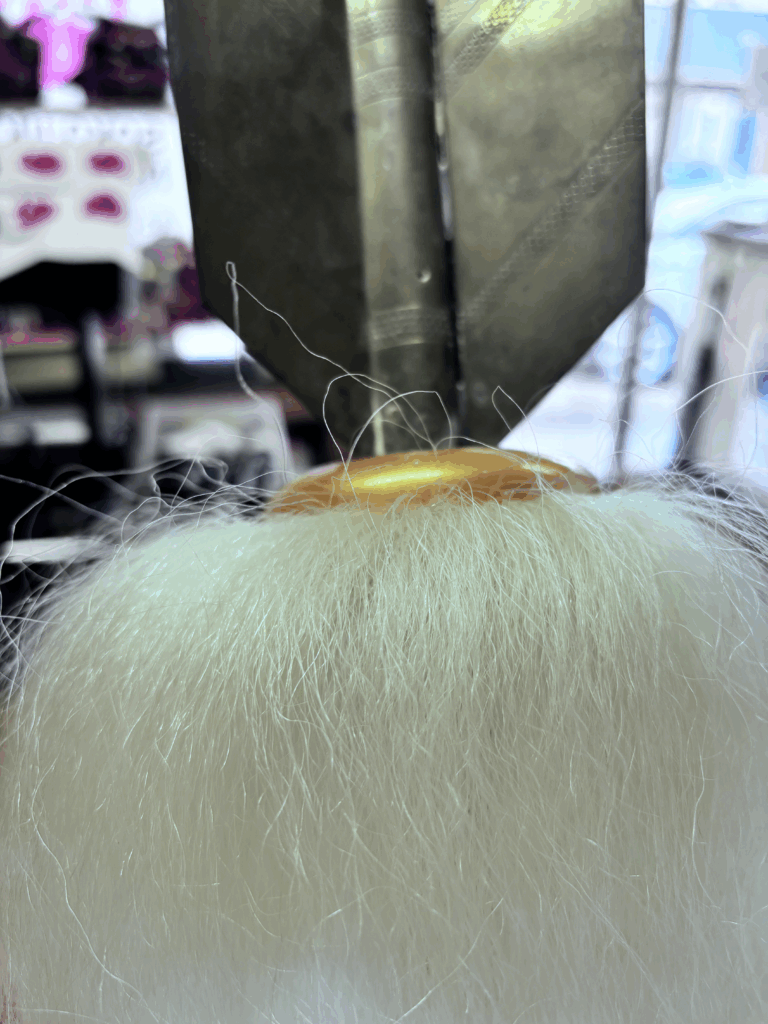 警固祭りの矢の修理の画像